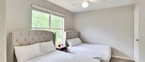 2 habitaciones, wifi y ropa de cama