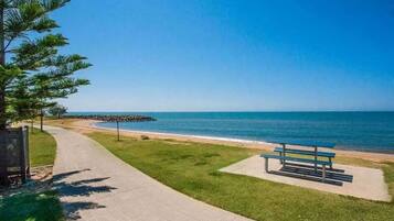 Accommodatie ligt op het strand