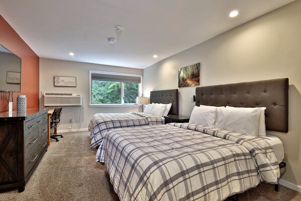 1 sovrum, skrivbord, strykjärn/strykbräda och gratis wi-fi