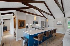 Fridge, microwave, oven, stovetop - Blue Heaven by SoCharm | Hot Tub with Great Views (Sherrills Ford)