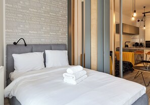 Ferros/tábuas de passar roupa, Wi-Fi, roupa de cama