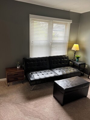 Living area - 1-bedroom apartment in adorable Old Town Plymouth and less than a mile from DTW (Plymouth)