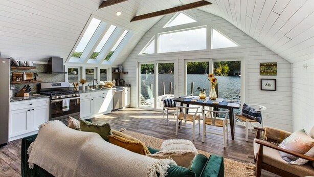 Interior - Dockside Dream | 4 mins to Mt Sunapee | Dock | VIEWS | Grill (Newbury)