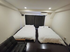 2 bedrooms, desk, free WiFi, bed sheets