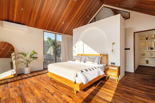 别墅, 1 间卧室, 泳池景观 | 1 多间卧室、埃及棉床单、高档床上用品、客房内保险箱