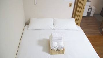 1 室のベッドルーム、WiFi (無料)、ベッドシーツ