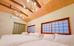 4 chambres, accès à Internet, literie fournie