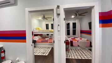 2 bedrooms, iron/ironing board, travel crib, free WiFi