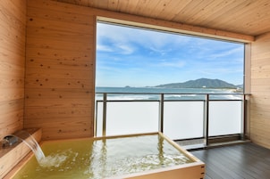 Annex Deluxe Twin Room (with Private Open-air Bath), Non Smoking | Free WiFi, bed sheets