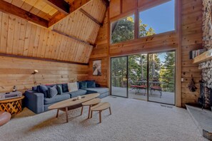 Televisión, chimenea