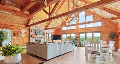 The perfect family retreat, hot tub, fire pit, playhouse for the kids with a zip line! Plenty of fun for the young and old alike! All while enjoying the majestic views of Juniata County.