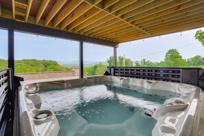 Baignoire à remous extérieure