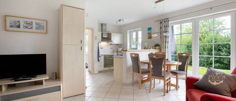 Televisie en een tafeltennistafel