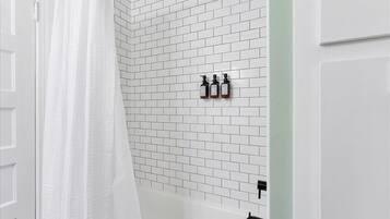 Hair dryer, towels