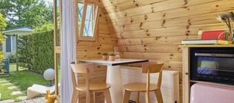 Tiny House en bois prĂšs de la plage