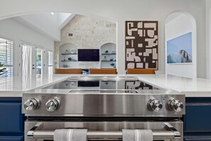 Fridge, microwave, oven, stovetop - Pickleball, Private Pool & More! - Vista Blue! (Dripping Springs)