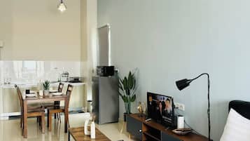 Blackout curtains, iron/ironing board, free WiFi