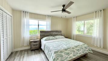 2 slaapkamers, een strijkplank/strijkijzer, gratis wifi, beddengoed