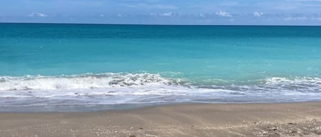 Ubicación a pie de playa, tumbonas y toallas de playa