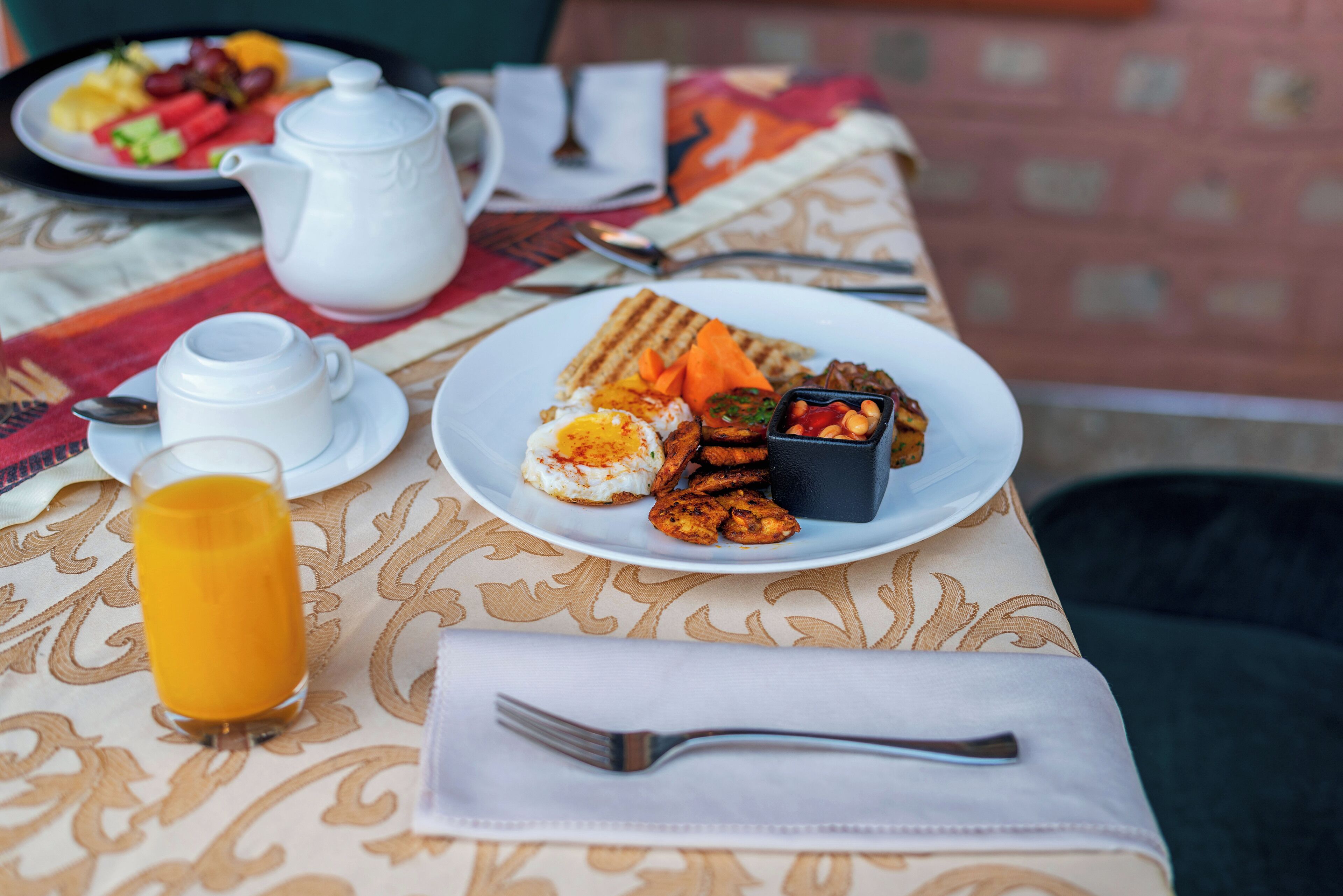 อาหารเช้าแบบบุฟเฟต์