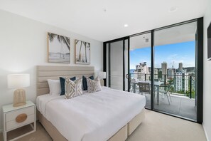 2 bedrooms, iron/ironing board, free WiFi, bed sheets - Seaside sanctuary at Sandbar, where luxury meets breathtaking ocean views. (Gold Coast)