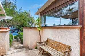 Family House, Multiple Bedrooms, Sea Facing (La Porta Sul Mare - on the sea) | Terrace/patio - La Porta Sul Mare - on the sea (Diso)