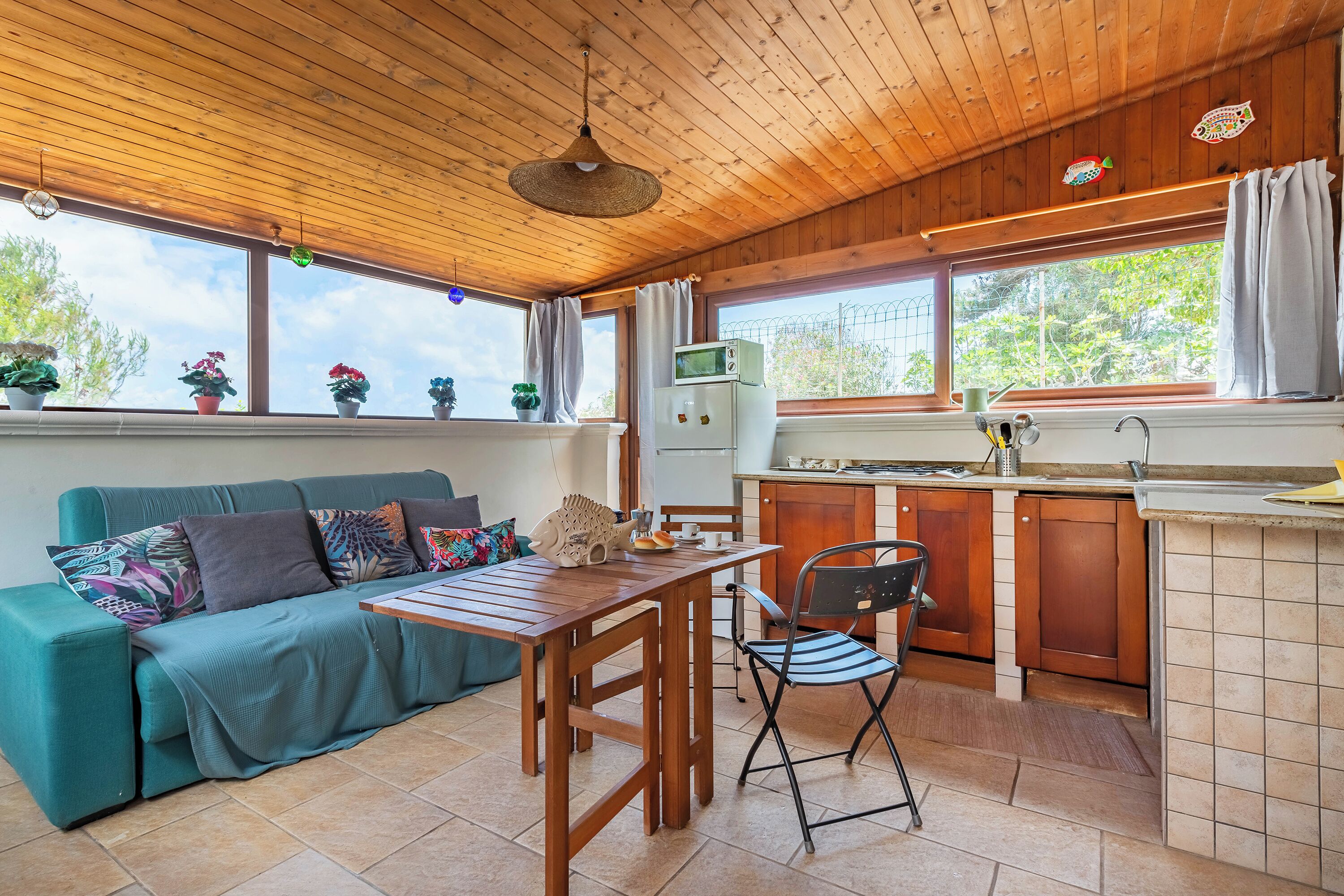 Maison Familiale, plusieurs chambres, vue mer (La Porta Sul Mare - on the sea) | Intérieur