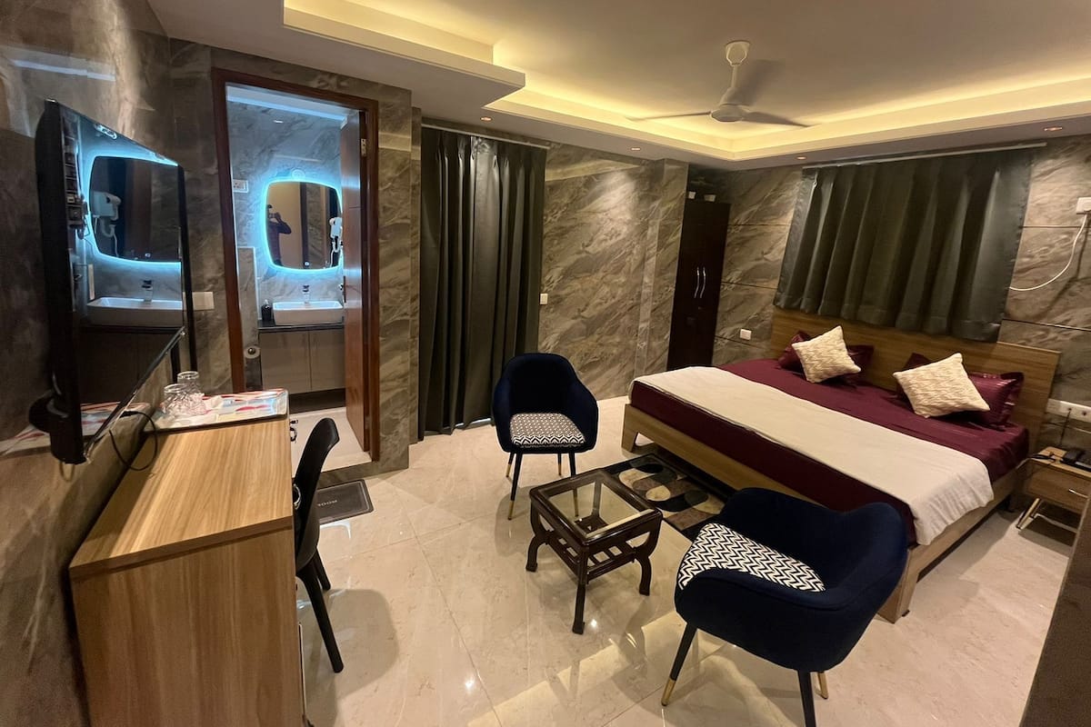 Habitación Deluxe doble, vistas a la ciudad | Wifi gratis