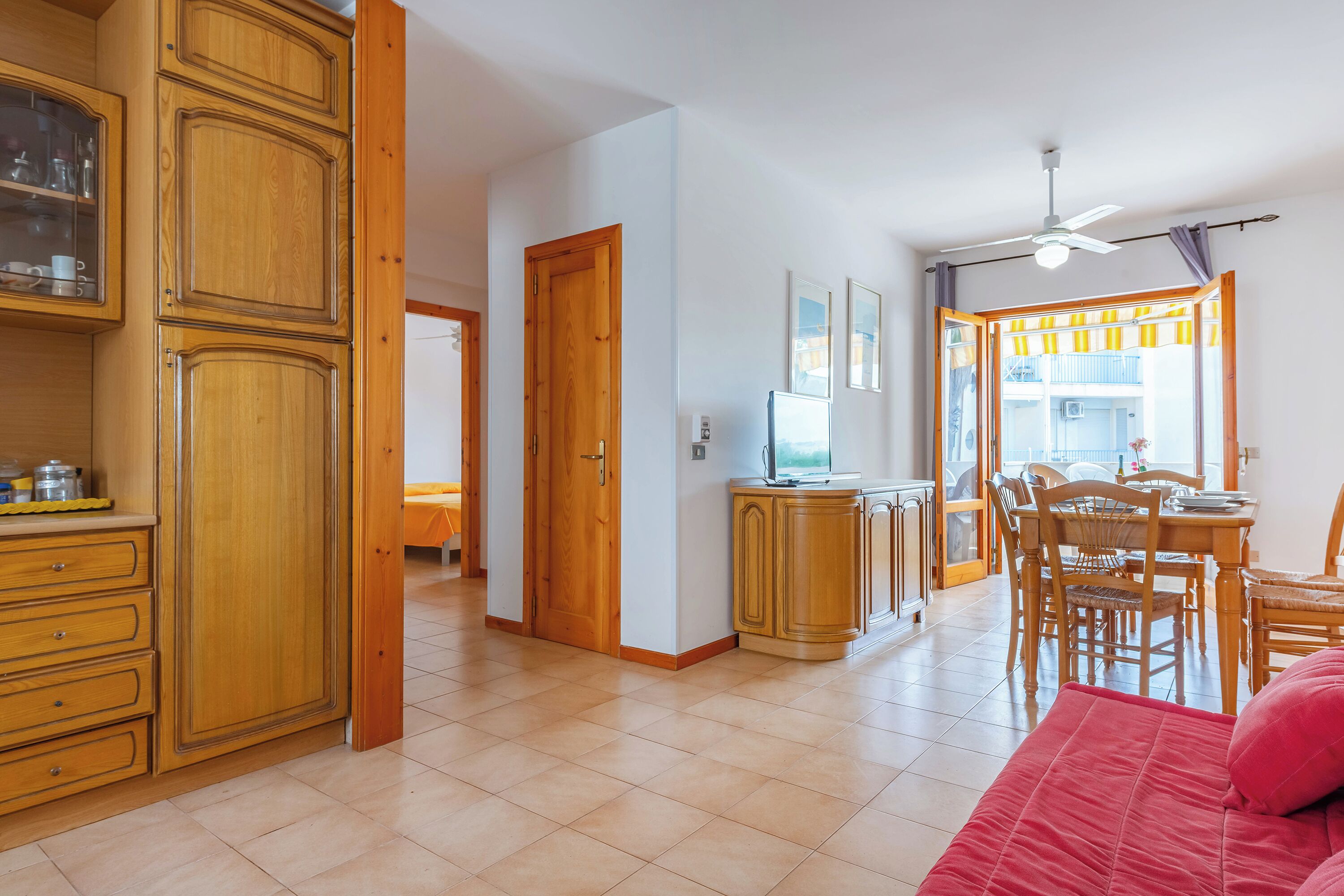 Family Apartment, 3 Bedrooms, Sea Facing (Gelsi Mori Seafront Otranto) | Living area