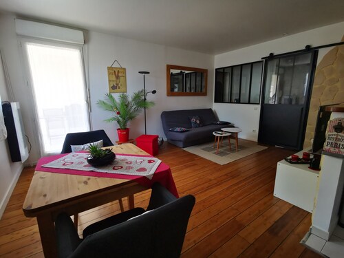 Appartement chaleureux proche Disney et Paris 44m2 pour 4 personnes 