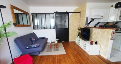 Appartement chaleureux proche Disney et Paris 44m2 pour 4 personnes