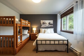 2 chambres, bureau, Wi-Fi gratuit, draps fournis