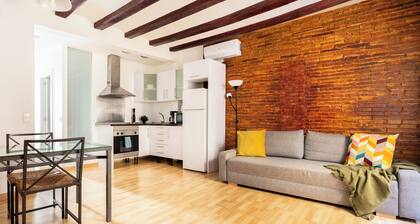 Ramblas Renovated Flat With Authentic Designs