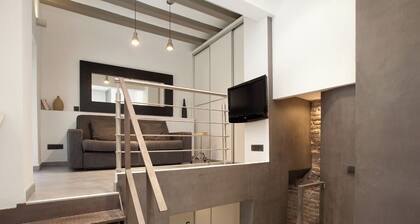 Split-level apartment in Barceloneta near sea