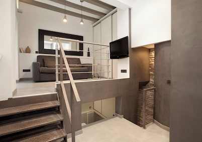 Split-level apartment in Barceloneta near sea