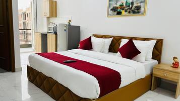 1 habitación y ropa de cama de alta calidad