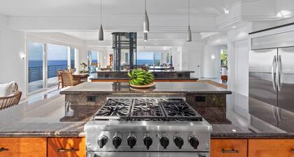 Waterfalling Estate is an oceanfront compound on the Big Island unlike any other