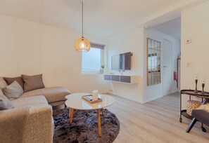 Standard Apartment | Living room | TV - Lovely Apartment | 10 Min Walk From City Centre (Tórshavn)