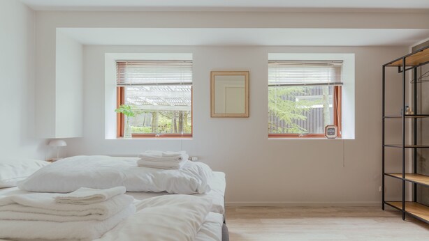อพาร์ทเมนท์ | 2 ห้องนอน, ผ้าม่านกันแสง, Wi-Fi ฟรี
