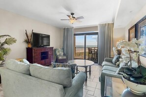 TV - Sun, Sand & Splendor: Oceanfront 2BR Condo (North Myrtle Beach)