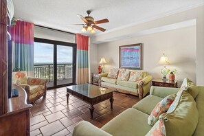 TV - Penthouse Escape: Spacious 2BR Condo with Views (North Myrtle Beach)