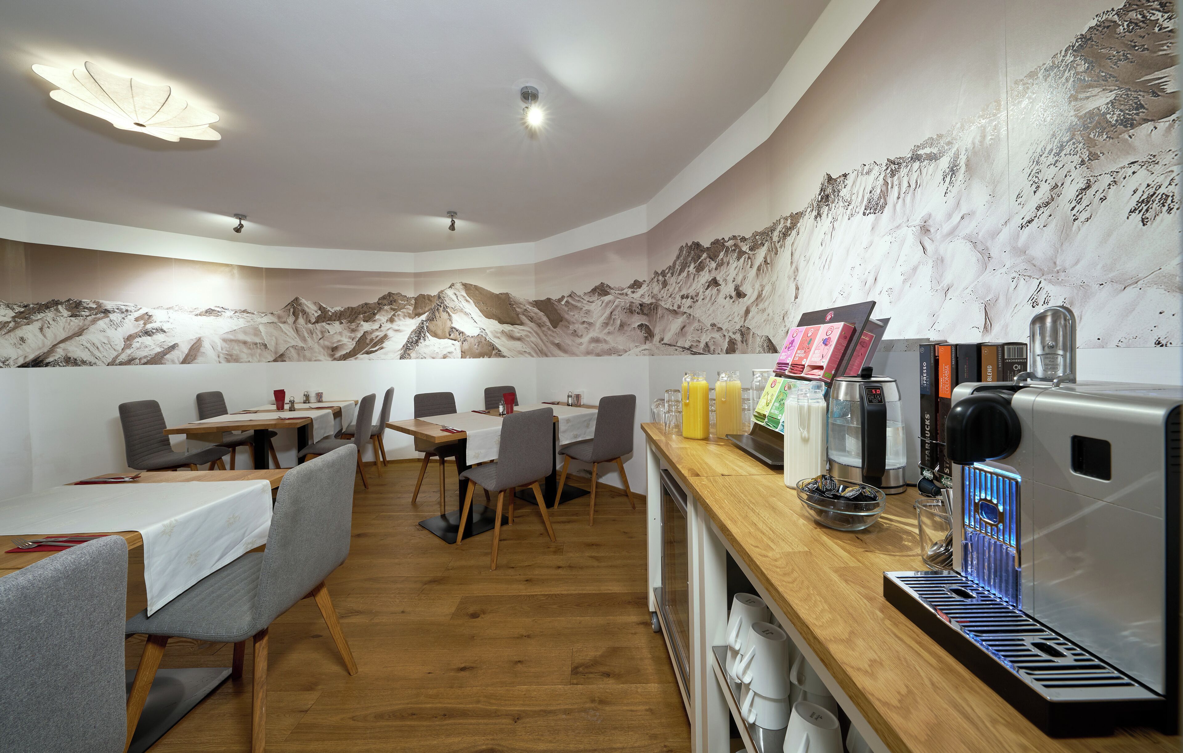 Daily buffet breakfast (CHF 20 per person)