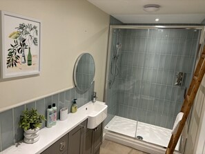 Hair dryer, towels