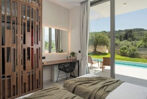 2 bedrooms, iron/ironing board, WiFi, bed sheets - Unique Villa Grego, Heated Pool (Maza)