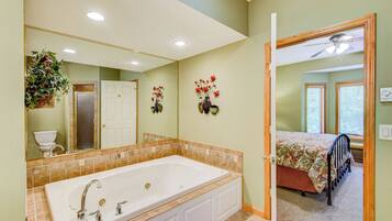 Condo, Multiple Beds, Pool Access, Mountain View (Chetola: Berkshires 3) | Bathroom | Designer toiletries, towels, toilet paper