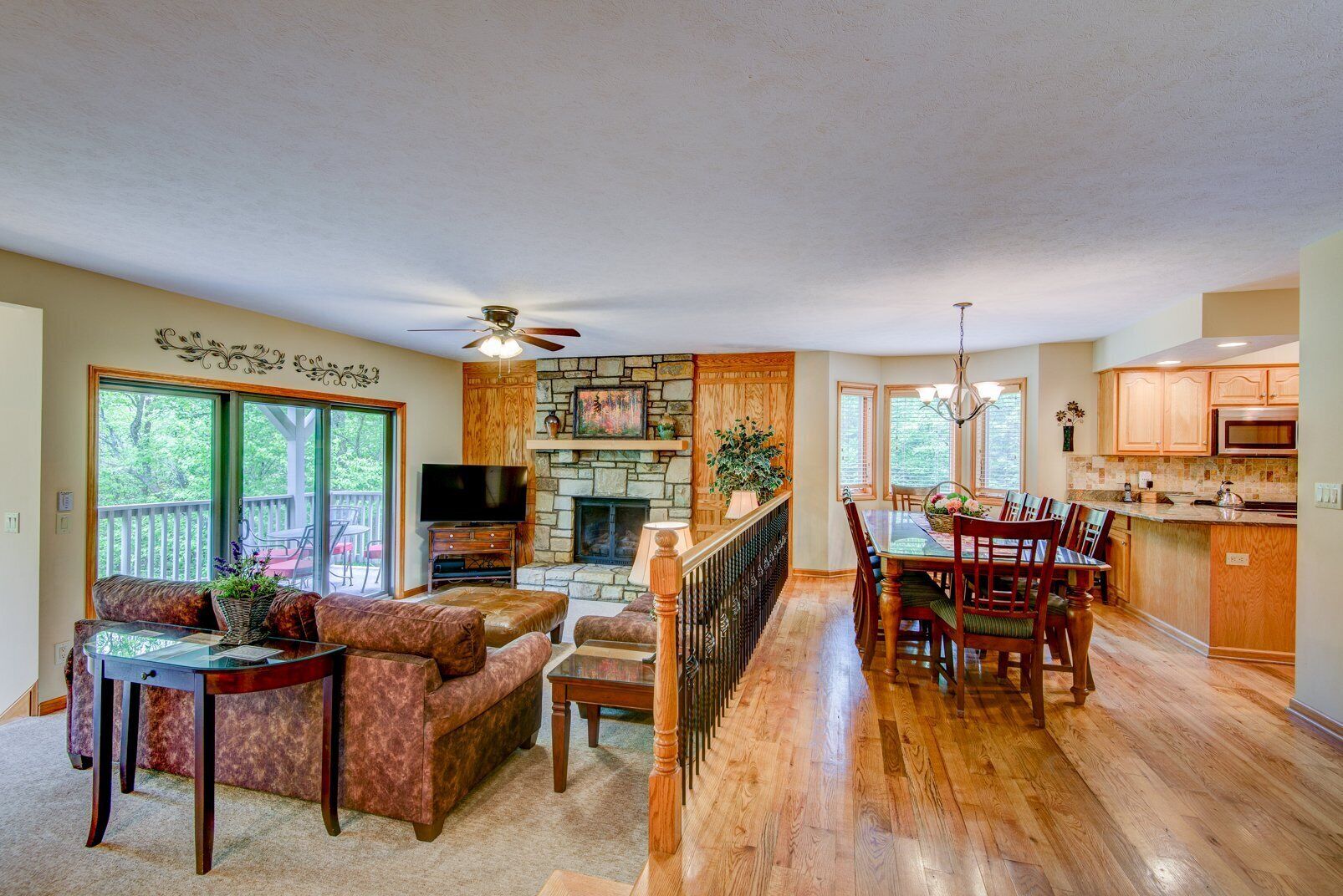 Condo, Multiple Beds, Pool Access, Mountain View (Chetola: Berkshires 3) | Living area | Fireplace