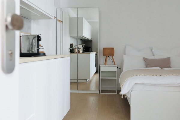 Apartamento, vista para o jardim | 1 quarto, ferros/tábuas de passar roupa, Wi-Fi de cortesia