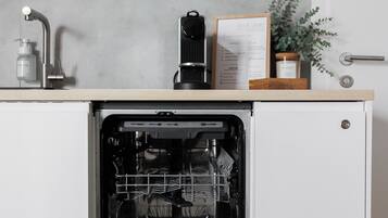 Apartment, Gartenblick | Eigene Küche | Espressomaschine, Wasserkocher mit Kaffee-/Teezubehör, Wasserkocher