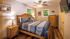 Ferienhaus, Mehrere Betten, Terrasse, Bergblick (Cozy Cottage) | 2 Schlafzimmer, individuell dekoriert, individuell eingerichtet