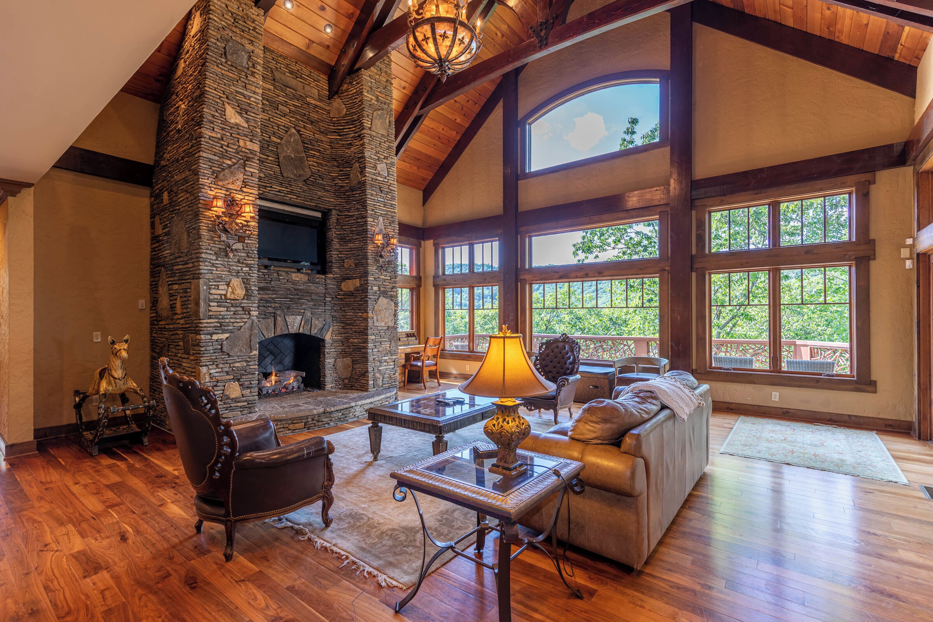 House, Multiple Beds, Patio, Mountain View (Adirondack) | Interior